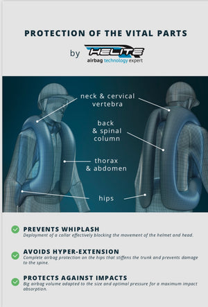 Zip'Free 2 in 1 vest Helite Airbag